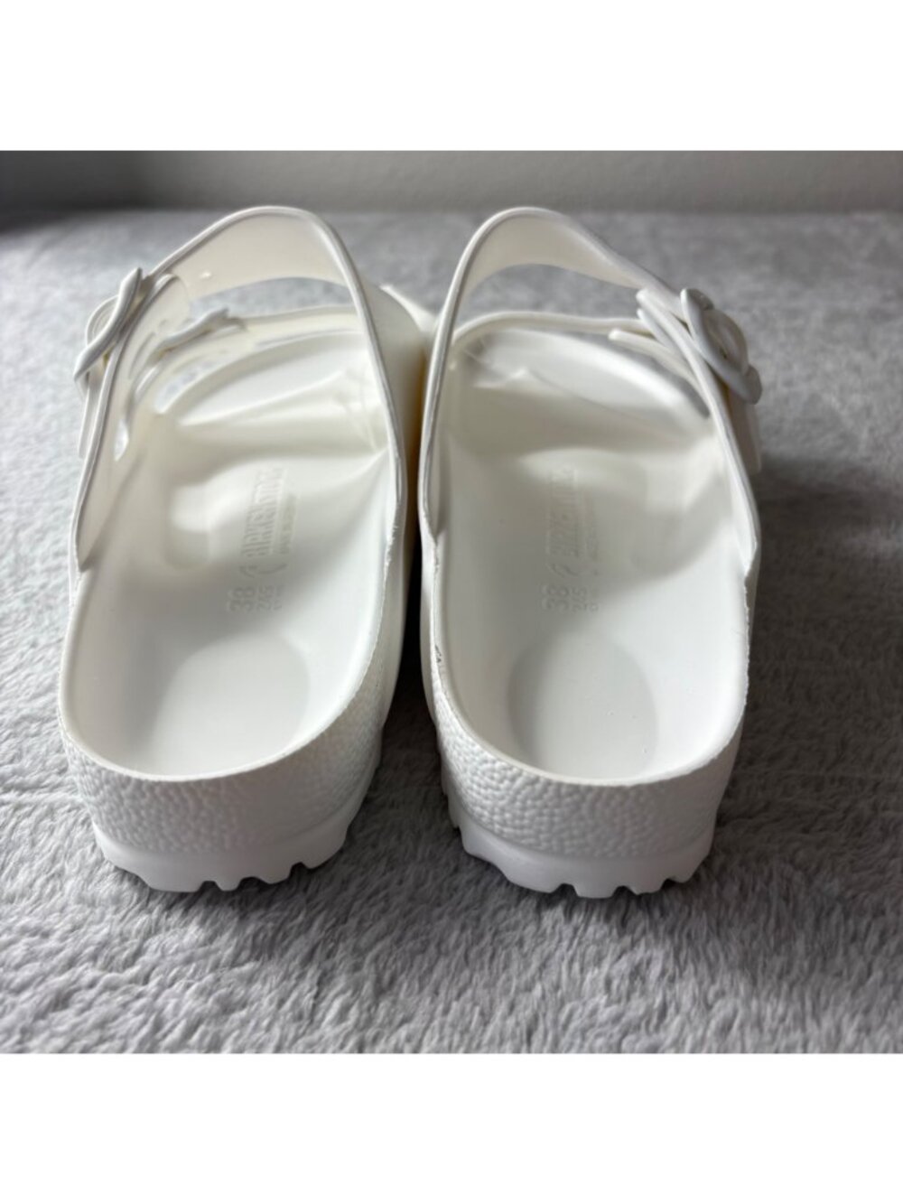 Birkenstock Arizona EVA 38 White New with tags Boho Summer 7.5 8 - Picture 6 of 9